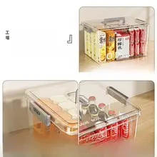 大容量透明収納ボックス【フタ付き・密閉・衛生用品・お菓子・おもちゃ用】