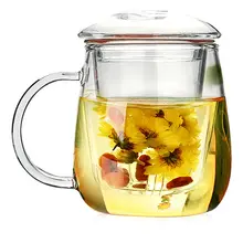 茶杯 キノコ 家庭 用 耐熱ガラス素材 三点セット 分離型抽出デザイン