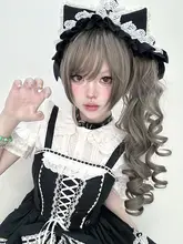 ショートヘアロリータウィッグ【全頭用・ツインテール・フランス風・人形感】