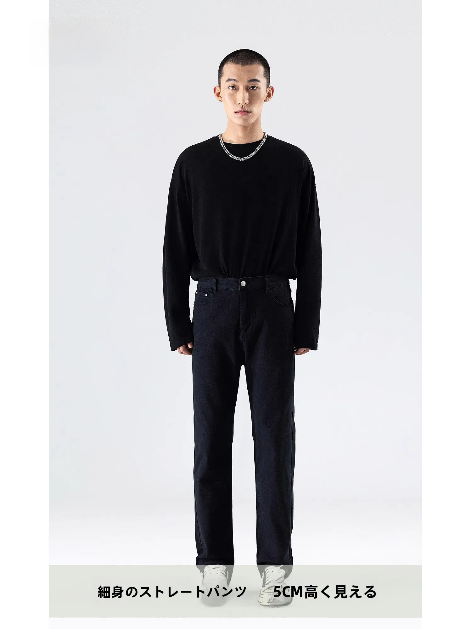 黒 ワイドパンツ メンズ どう選ぶ？WILD LEADERのブラックデニムパンツが解決するリアルな悩み
