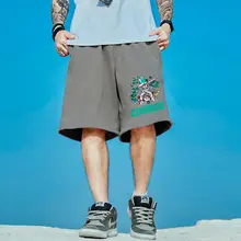 ストリートスタイル ヒップホップ メンズ ショートパンツ【薄手・ストレート・サマー用・大きいサイズ】（セットアップ対応）