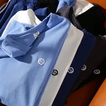 夏季快適！全棉素材 男性用ショートスリーブTシャツ＆ショートパンツ【通気性・カジュアル運動】（セットアップ対応）