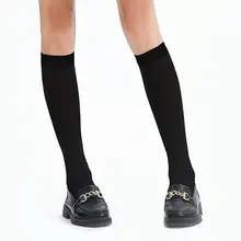 ふくらはぎソックス女性jk制服夏中半チューブソックス