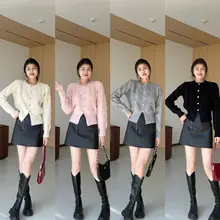 フレンチスタイル 軽やかカーディガン【体型カバー・快適素材・シンプルデザイン】