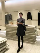 大花模様のリリィアン フック付きフリルドレス【ハンドメイド・韓国風】