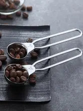 onlycook 304ステンレス製コーヒー豆計量スプーン【キッチン用・刻み目付き・ベーキングツール】