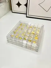 小金豆収納ボックス【抗酸化・携帯用ジュエリーディスプレイ・仕切り付き】