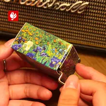 アイリスの手動式ヴィンテージ音楽ボックス【ヨーロッパ博物館デザイン・アートギフト】