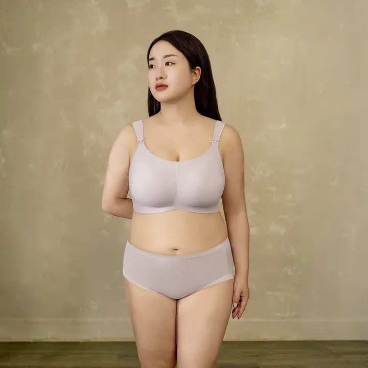 極上の柔らかさ！フロントホック全カップ授乳ブラジャー【快適・無痕設計】