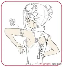 中国風ドレス 蛋少女7号【白莲子デザイン・1/12スケール】