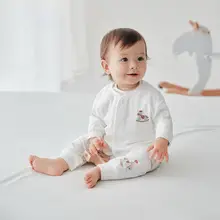 リバーシブルコットンベビー外套【春秋用・カーディガン風・かわいいデザイン】