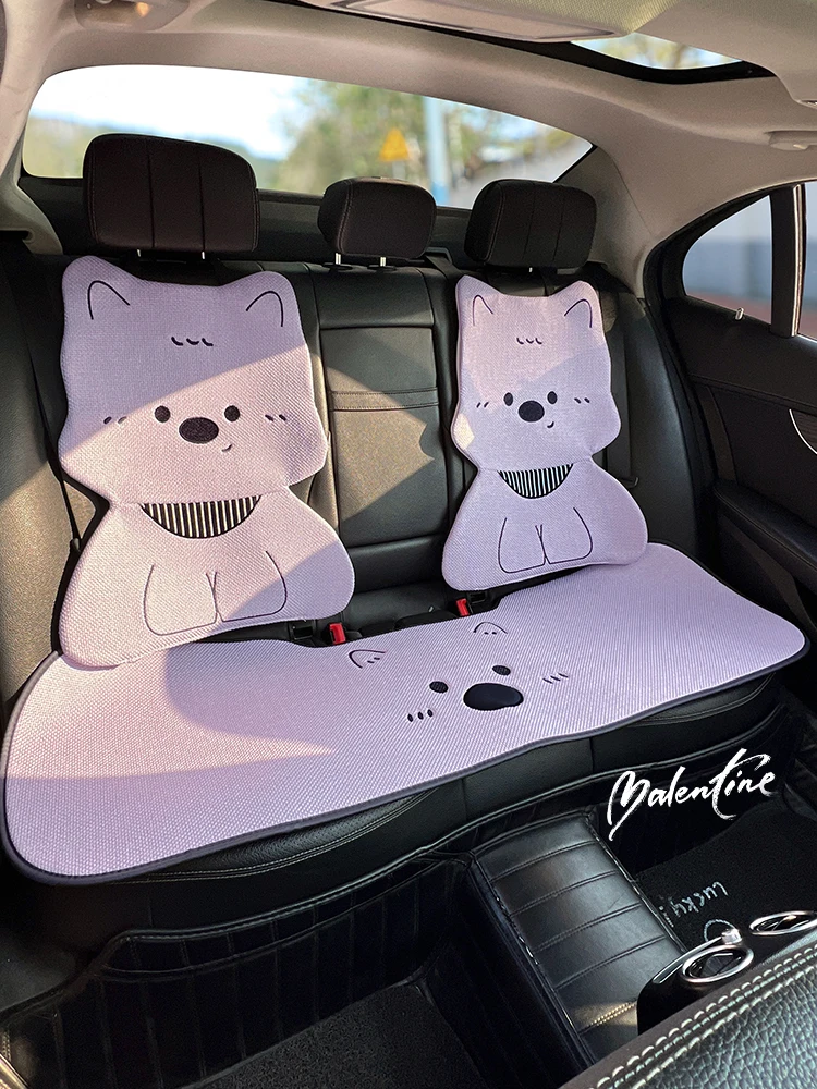 カワイイシートで通勤の疲れを癒す方法は？亜麻製の車用シートクッションが意外に効果的