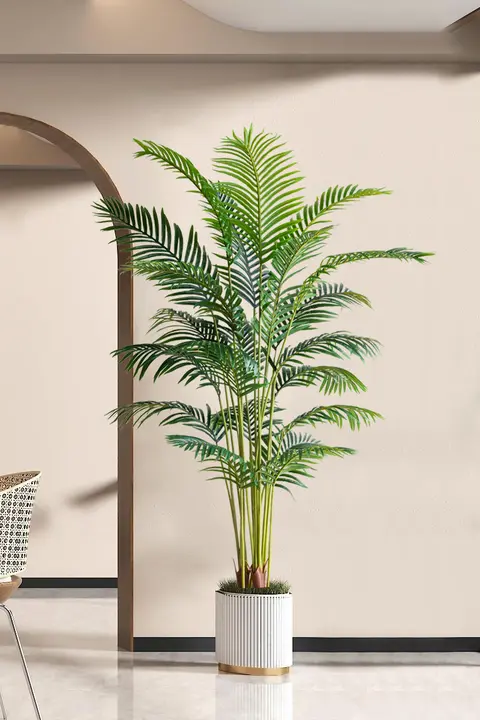 フェイクツリー 植物 インドア リビング 大型 フロア デコレーション 擬似 散尾葵