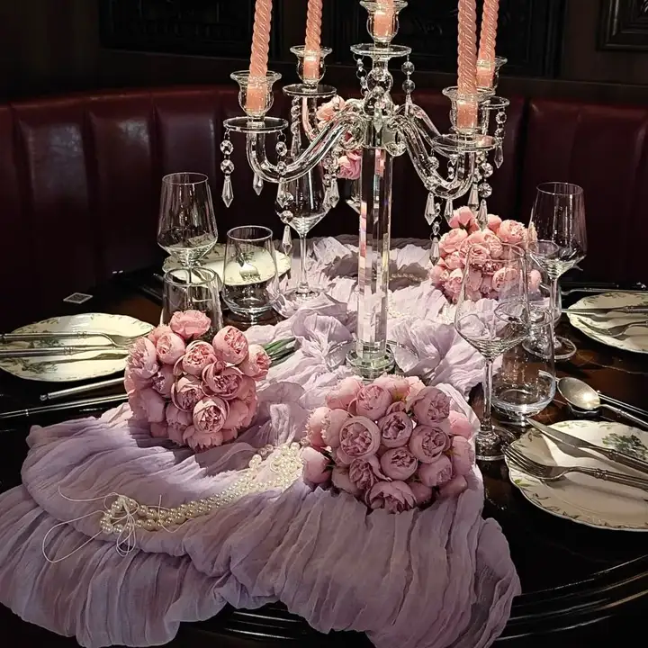 バリ風シワ加工テーブルクロス【結婚式・誕生日パーティー用・装飾用】