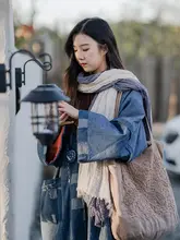 冬用レトロデザインの大きいサイズ加絨コットンガウン【開襟・刺繍入り・ルーズフィット】