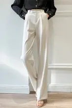 快適な通勤に最適！高ウエストストレートワイドパンツ【カジュアル・ゆったりシルエット・女性用】（セットアップ対応）