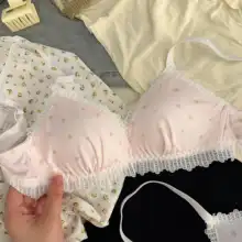 フランス風レース無痕ブラジャー【大きい胸向け・小さく見せる・防下垂・学生用】