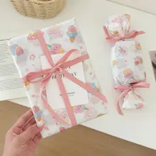 可愛らしいデザインのギフト包装紙【ケーキ・梨柄・内衬紙】
