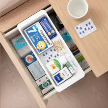 深い引き出し用組み込み収納ボックス【伸縮可能・カトラリーや化粧品の仕分けに最適・多層設計】