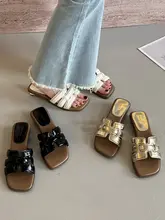 女性用夏用 越境デザイン 編み込みヒールサンダル【レトロスタイル・フレンチテイスト】