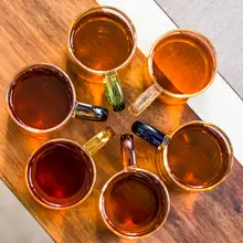 茶杯 大型 家庭用 透明 耐熱 厚手 個人 用于功夫茶