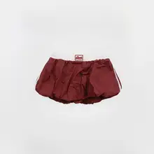 シンプルなデザインのミニスカート【女性用・セクシー・バブルスカート・ローウエスト】