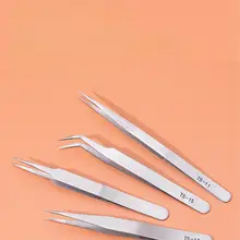 防静電ピンセット 尖頭タイプ【長い・多用途・ステンレス製】