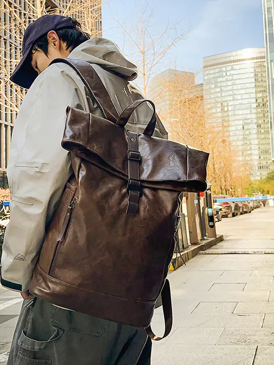 リュック デイパック ユニセックス ヴィンテージ 上品 カジュアル 着回し PC収納 通学 通勤 旅行 おしゃれ