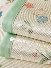 学生用シングルサイズ夏用アイスシルク寝具カバー【柔らかい・機械洗浄可能・クーラー対応】