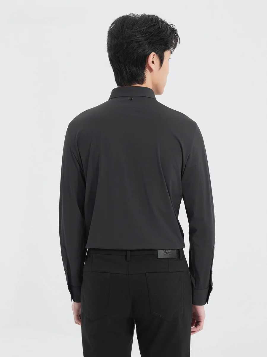 ビジネスカジュアル メンズ長袖シャツの春用選定：Lilanzのシンプルデザインモデル