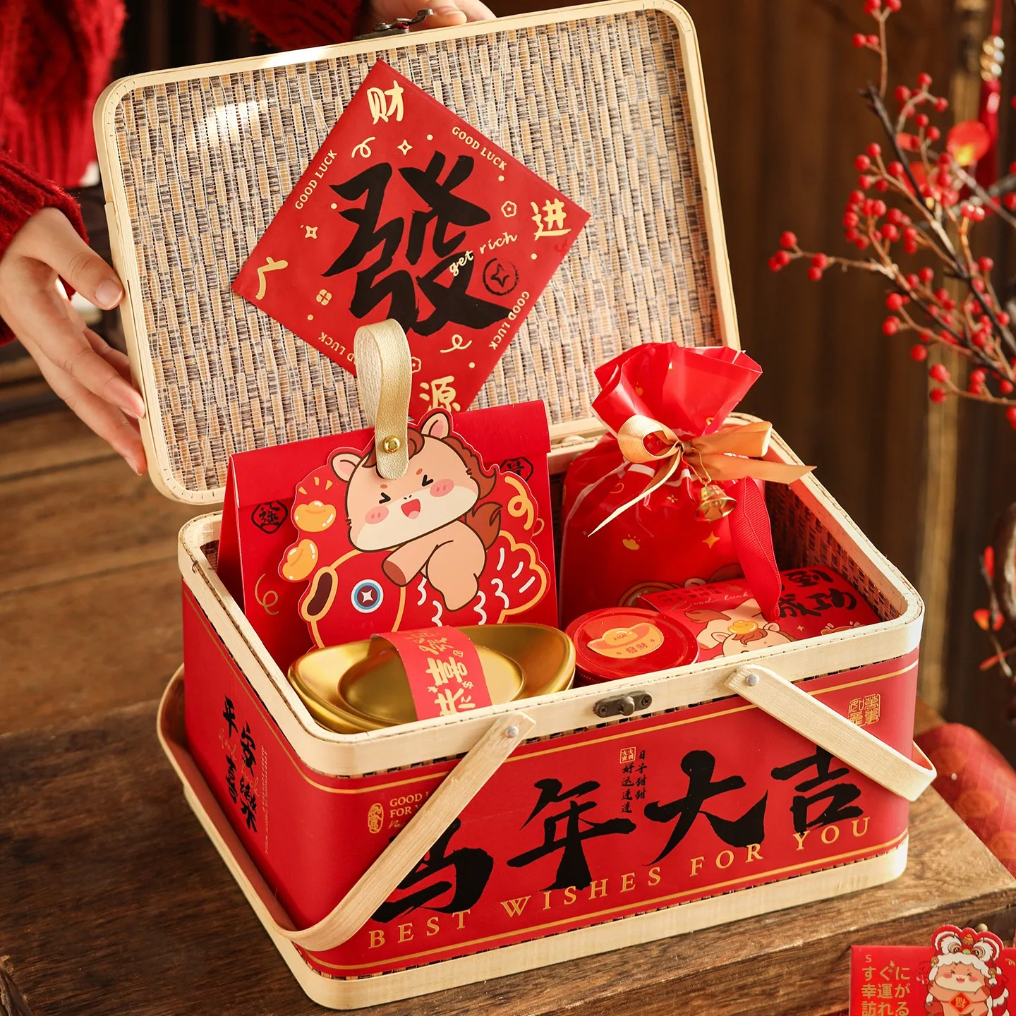 お年玉袋を手作りするなら、この竹編みバスケットが一番おすすめ？