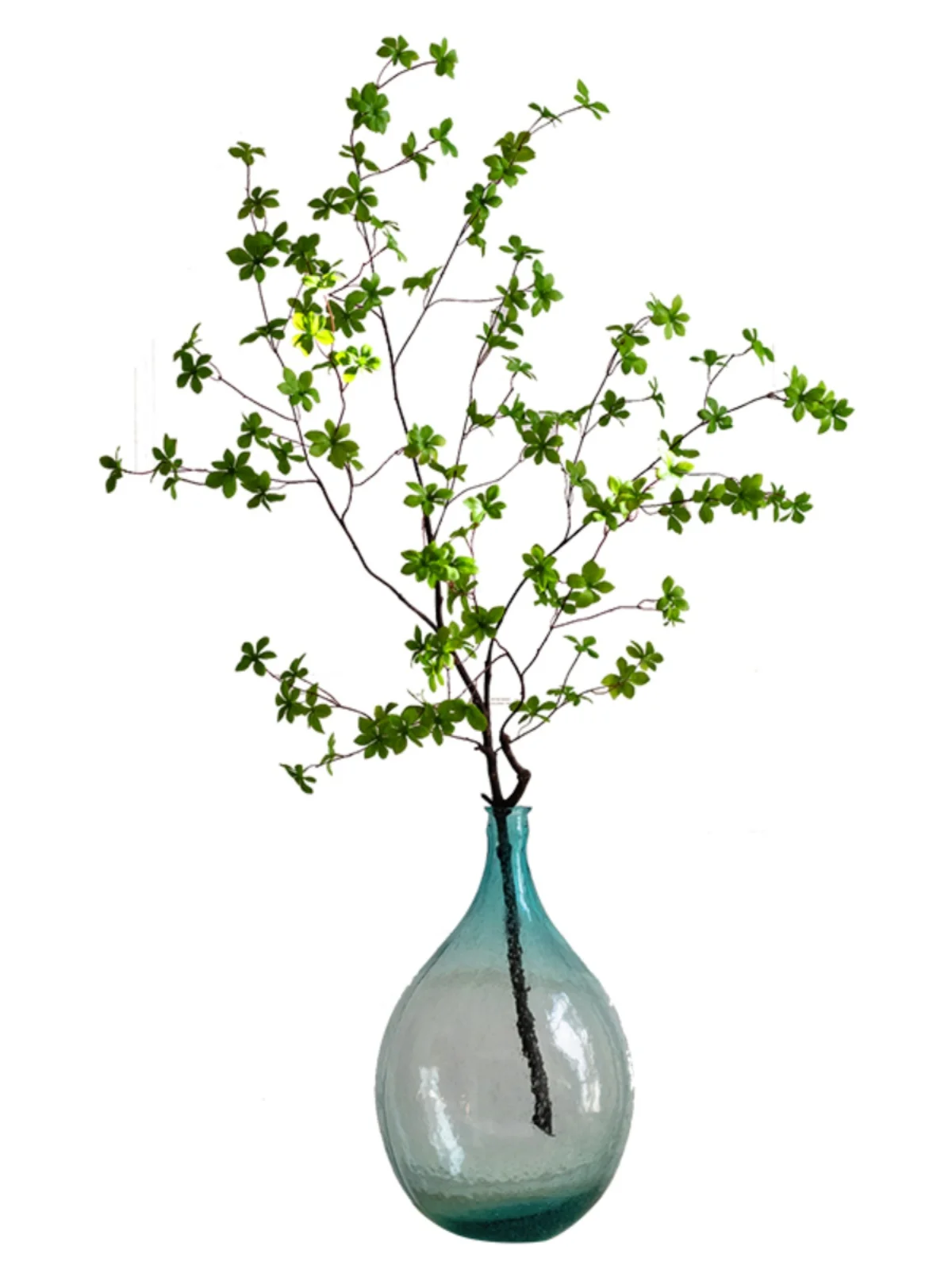 リアルな人工植物！吊り下げ用グリーンマツリカ：リビングに合う北欧風インテリアの飾り方