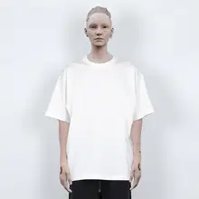 PERDU コットン100% ブラックホワイト 半袖Tシャツ【高密度・しっかりした生地・肌触り良好】