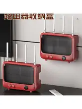 壁掛けルーター収納ボックス【穴あけ不要・テレビ横用】