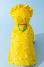 hipidog 春夏用ペット用薄手フード付きレインコート【小型犬・テディ・シュナウザー・ヨークシャー対応】
