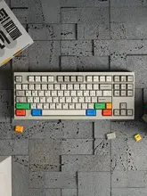 復古デザインの多言語対応PBTキーボードキーキャップ【熱昇華加工】