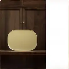 オーバル型 スティール仕上げ茶盤【高温陶器・家用・景徳鎮製】