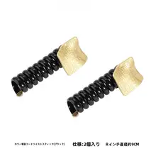 高弾力編み髪ゴム【夏用・ツイストデザイン・ヘアアレンジ用】