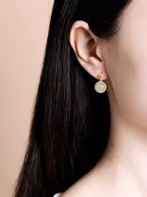 S925純銀メッキ 南紅瑪瑙と和田玉のレトロスタイルイヤリング【女性用】