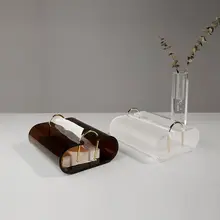 アクリル製 ミニ ティッシュボックス【北欧スタイル・モダンデザイン・家庭用】