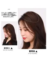 髪のボリュームアップ！高視覚効果のヘアクッション【透明・前髪クリップ付き】
