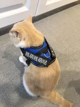 可調節の猫用牽引ロープ【かわいいベストスタイル・脱走防止】