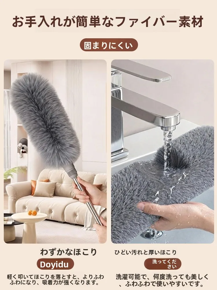 静電気除去機能付きはたき：安価で高効率な家庭用掃除機の実用性を検証