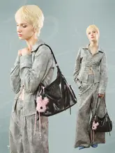 感あるトートバッグ【女性用・カジュアル・ショルダータイプ】