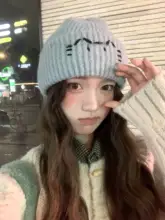 可愛いニット帽【秋冬用・シンプルデザイン・フリーサイズ】