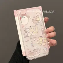 かわいい猫と犬デザインのマグネット式スマホケース【対応機種多数・ソフト素材】（セットアップ対応）