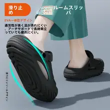 夏用厚底防滑医療用サンダル【通気性・足弓サポート・男女兼用】
