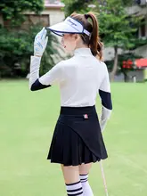 レディース ゴルフウェア 【速乾・長袖・紫外線対策・ショートパンツスカートセット】