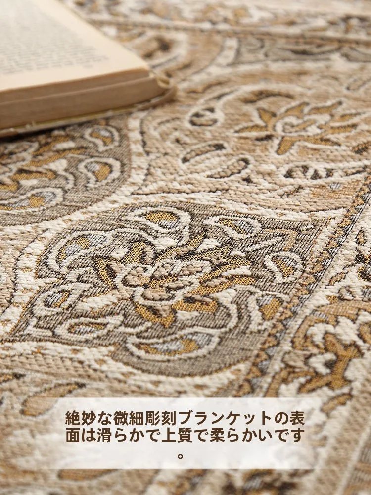 韓国インテリアを再現｜カフェ風部屋の作り方 - 織り地毯のヴィンテージペルシャスタイル