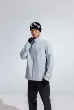 Camel フード付き メンズ アウトドアソフトシェルジャケット【蒸れにくい・通気性・軽量】
